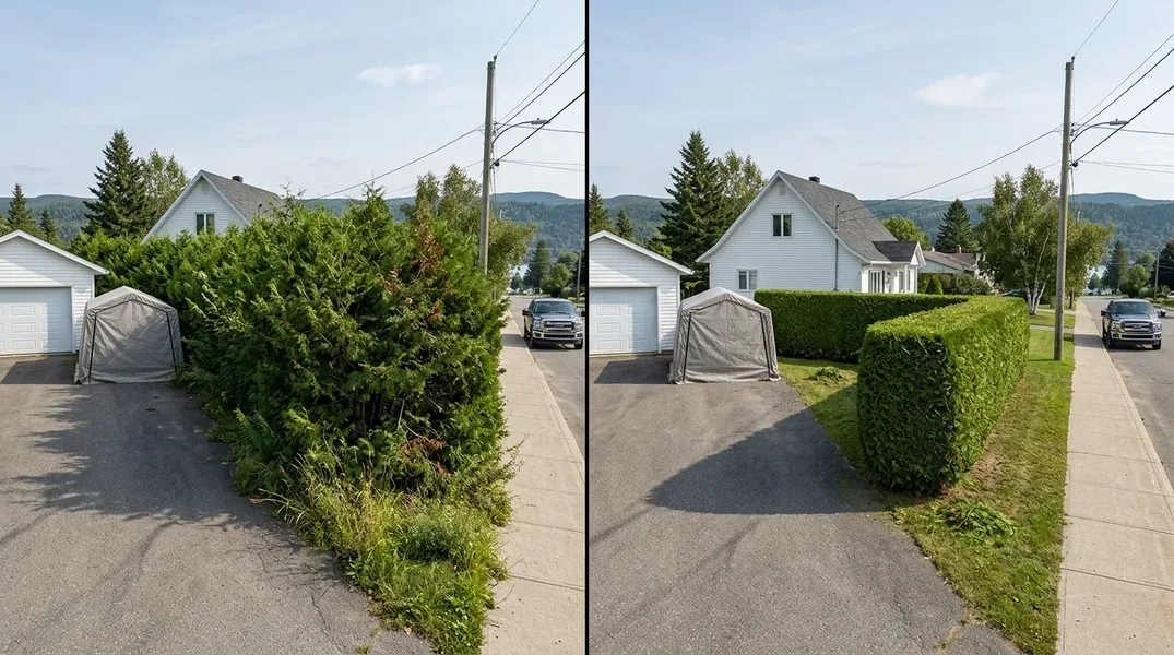Résultat émondage à Saguenay — Emondage Saguenay