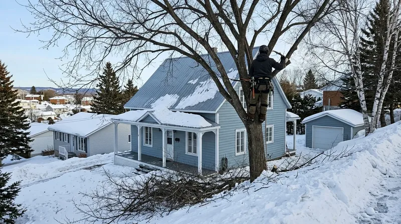 Emondage d'arbre Saguenay