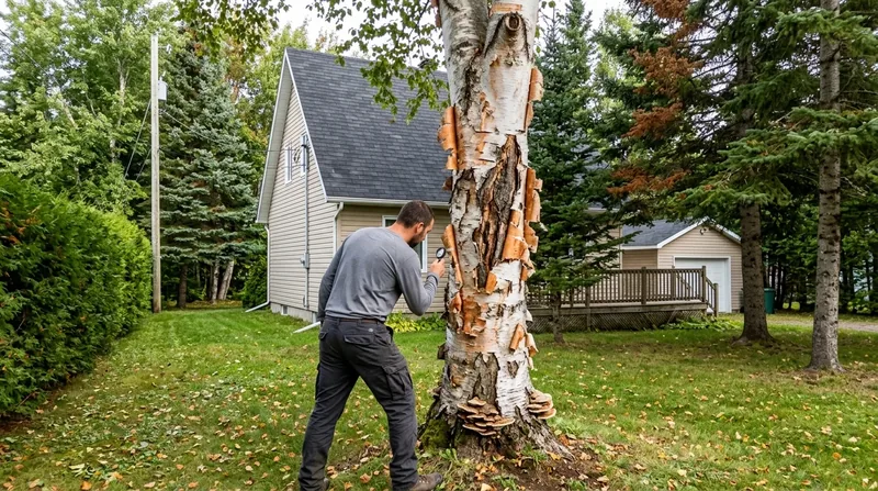 Detection de maladie d'arbre Saguenay