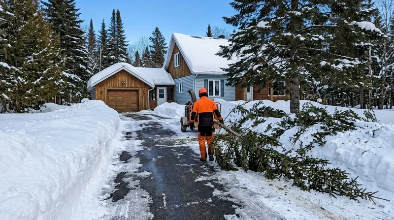 Degats de neige lourde et de verglas Saguenay